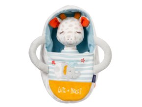 BABY FEHN Plyšová hračka žirafa s taškou, GoodNight