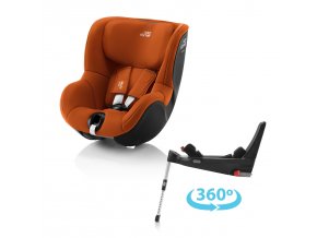 BRITAX Autosedačka Dualfix 3 i-size Bundle Flex 5Z, Golden Cognac