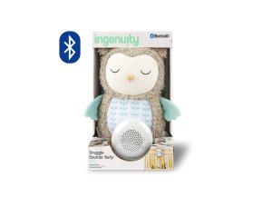INGENUITY Uspávačik plyšový hudobný sova Nally™ s bluetooth 0m+