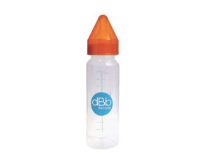 dBb Remond Dbb dojčenská fľaša PP 270 Ml, Cumlík Nn Silikón, Orange