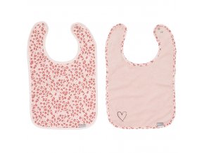 Bebe-Jou Podbradníčky Bébé-Jou Leopard Pink 2 ks