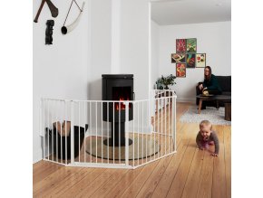 Baby Dan Priestorová zábrana Supreme Olaf Xx biela 90 - 270 cm