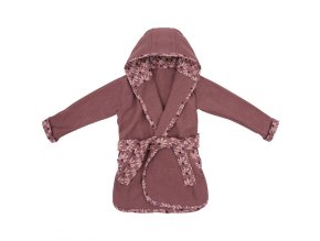 22859 detsky bavlneny zupan luma flowerfever staroruzovy s kvetmi