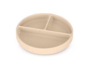 PETITE&MARS Tanierik silikónový deliaci okrúhly Take&Match (Varianta  Desert Sand 6m+)