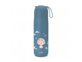 NUVITA Termoska s silikonovým držákem 400ml, Powder Blue