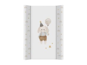 CEBA (Varianta  BABY Podložka prebaľovacia 2-hranná s pevnou doskou (50x70) Ultra Light Birthday Bunny)