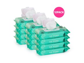 12x PETITE&MARS Obrúsky vlhčené SO PURE bambusové bioodbúrateľné 56 ks (720 ks) (Varianta 12x PETITE&MARS Obrúsky vlhčené SO PURE bambusové bioodbúrateľné 56 ks (720 ks))