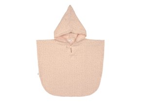LÄSSIG BABIES LÄSSIG Muslin Poncho (Varianta dots 2025 peach rose)