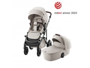 BRITAX Set kočík Smile 5Z + hlboká korba Lux, Soft Taupe