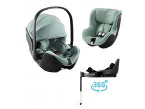 BRITAX Autosedačka set Baby-Safe Pro + Vario Base 5Z + autosedačka Dualfix 5z, Jade Green