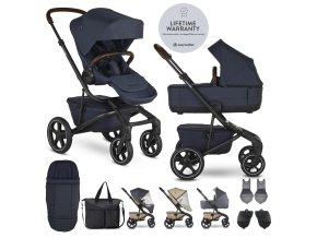 EASYWALKER Kočík kombinovaný Jimmey (Varianta  Indigo Blue XXL RWS)