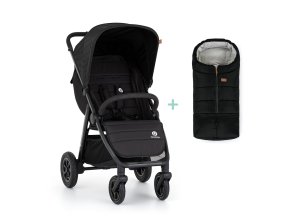 PETITE&MARS Kočík športový Airwalk (Varianta 2 Perfect Black + PETITE&MARS fusak Jibot )