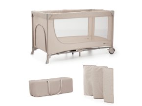 KINDERKRAFT Postieľka cestovná Joy (Varianta  2 Beige)