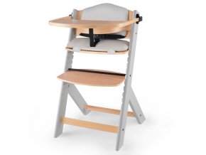 KINDERKRAFT Stolička jedálenská Enock s polstrovaním (Varianta  Grey wooden, Premium)