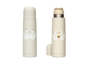 SUAVINEX TERMOSKA na tekutiny LABUŤ - SIVÁ LABUŤ (Varianta 1)