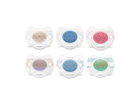 SUAVINEX CUMLÍK PREMIUM COUTURE 0-4m - FIALOVÝ (Varianta 1)