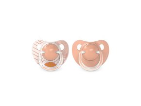 SUAVINEX Cumlík anatomický silikon +18 m 2 ks Dreams - růžový (Varianta ruzovy)