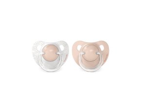 SUAVINEX Cumlík anatomický silikon 0/6m 2 ks Dreams - ružový (Varianta 1)
