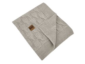 EKO Deka pletená z alpaky (Varianta  Beige 80x100cm)