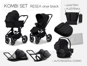 Moon RESEA + Kombi set - ONYX BLACK