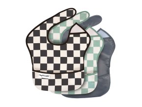 Tiny Twinkle Podbradník 3 ks - Boy Checkers