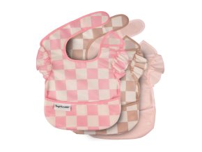 Tiny Twinkle Podbradník 3 ks - Girl Checkers