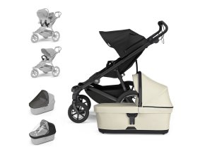 THULE Kočík Urban Glide 4-kolesový Black set XL