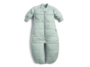 ERGOPOUCH Vak a overal na spanie 2v1 organická bavlna Suit Sage (Varianta  3-12 m, 6-12 kg, 2,5 tog)