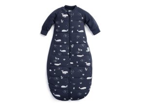 ERGOPOUCH Vak a overal na spanie 2v1 organická bavlna Suit Whale (Varianta  2-4 r, 14-20 kg, 2,5 tog)