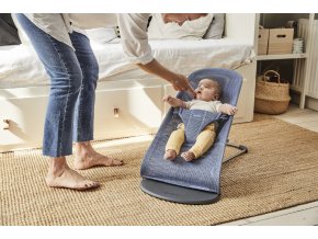 Lehátko Babybjorn Bouncer Bliss Slate Blue Mesh