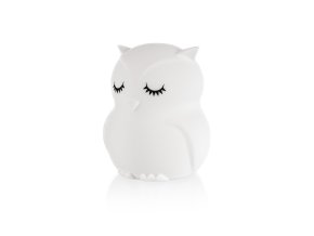 ZOPA Silikónová nočná LED lampa veľkosť M, Owl