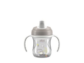 CHICCO Hrnček Training s držadlami (Varianta  grey, 6m+)