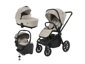 ZOPA Set kočík Move Cross 5 + hlboká korba Move XL 5 + autosedačka XM podľa vlastného výberu + báza, Ivory Beige