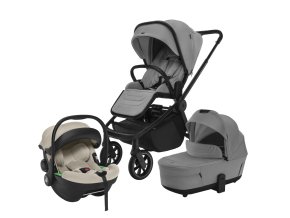 ZOPA Set kočík Move Cross 5 + hlboká korba Move XL 5 + autosedačka XM podľa vlastného výberu, Shade Grey