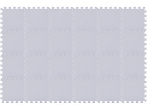 28971 svetlosivy detsky hraci koberec z extra silnych penovych puzzli set24 light grey