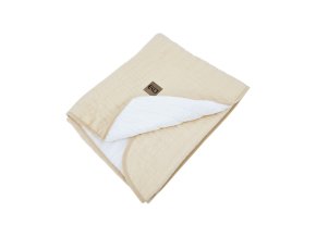 EKO Deka mušelínová s kožušinou (Varianta  Latte 75x90 cm)