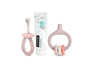 SUAVINEX SADA pre ústnu hygienu - ružová