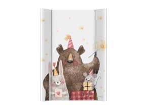 CEBA BABY Podložka prebaľovacia 2-hranná s pevnou doskou (50x70) Basic (Varianta  Celebration)