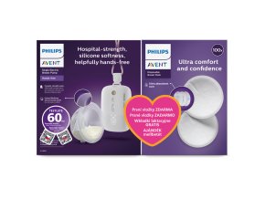 Philips AVENT Odsávačka materského mlieka elektrická Hands-Free Premium Plus SCF531/11+Darček
