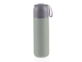 ZOPA Termoska na tekutiny se silikonovým držákem 400 ml, Pistacio green