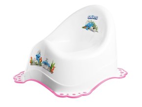 MALTEX Nočník protišmykový Šmolkovia - Pink