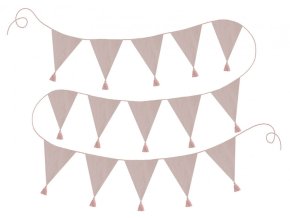 k031 textile bunting pink