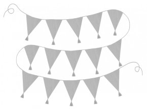 k032 textile bunting grey