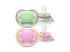 Philips AVENT Cumlík Ultra air ružová/zelená 6-18m dievča 2ks