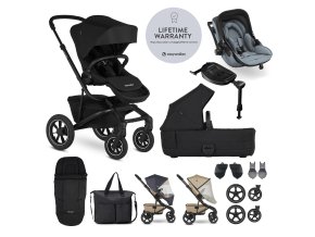 EASYWALKER Set XXL Kočík Jimmey Air (Varianta  Pepper Black + KIDDY Evoluna i-size 2)