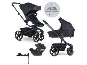 EASYWALKER SET Kočík 4v1 Harvey⁵ 2v (Varianta 1 Midnight Black LITE RWS +CYBEX Aton B2 i-Size,základňa)