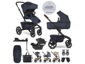 EASYWALKER SET Kočík 4v1 Jimmey (Varianta  Indigo Blue XXL RWS + CYBEX Aton B2 i-Size + základňa)