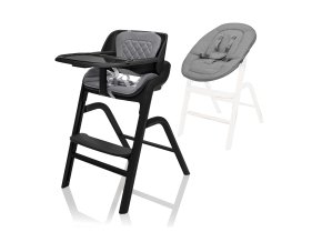 ZOPA Set stolička Inpira + novorodenecký set, Berry Black