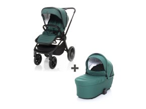 ZOPA MOVE Cross 2 kočík + XL hl. korba zdarma, Antique Green/Black