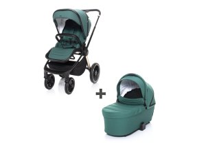 ZOPA MOVE Cross 2 kočík + XL hl. korba zdarma, Antique Green/Gold